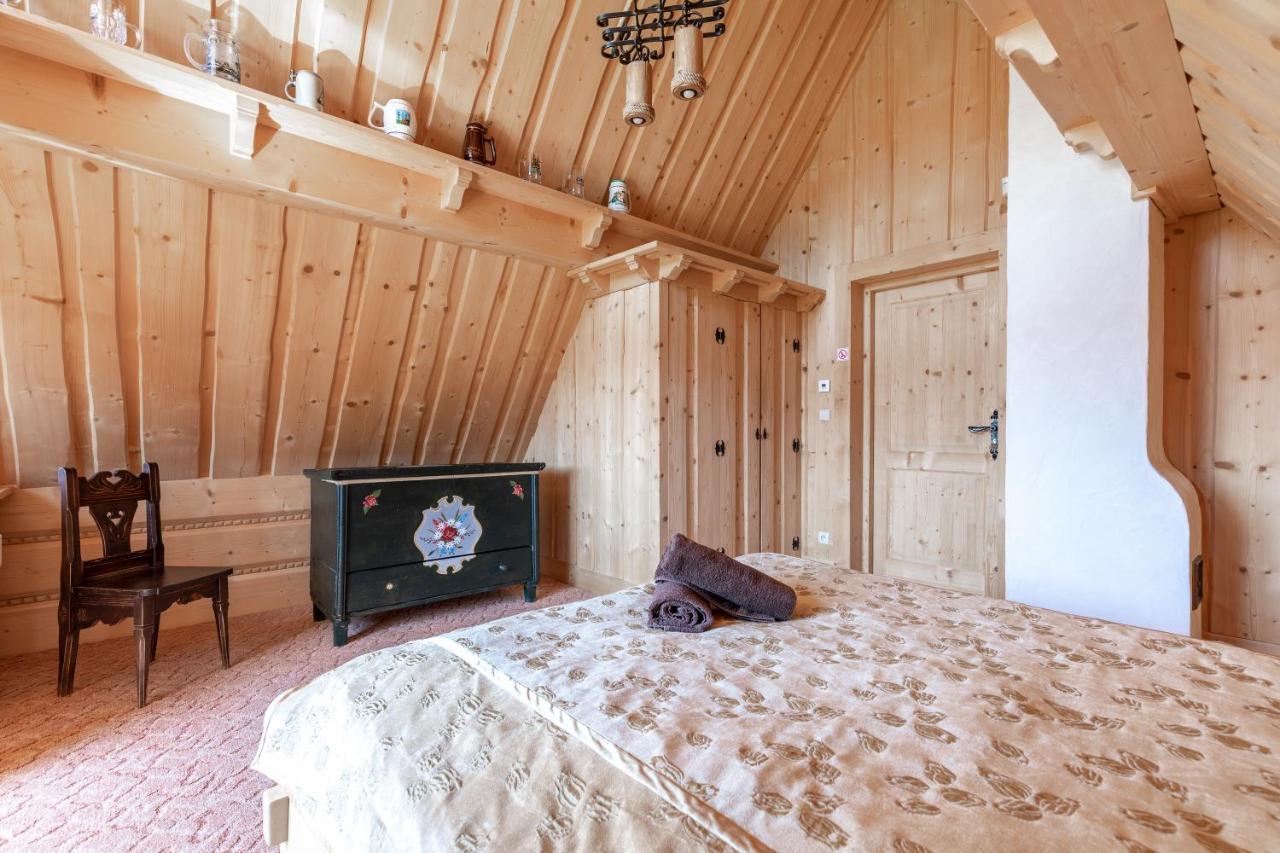 Domek W Roztokach Z Widokiem Na Tatry, Z Sauna Косцелиско Экстерьер фото
